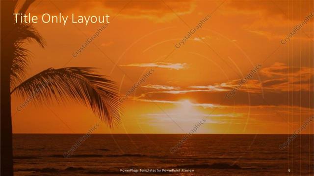 Title Only presentation slide layout