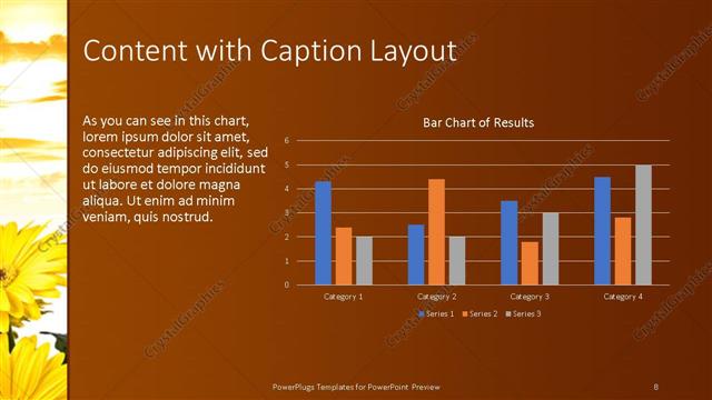 Content with Caption presentation slide layout