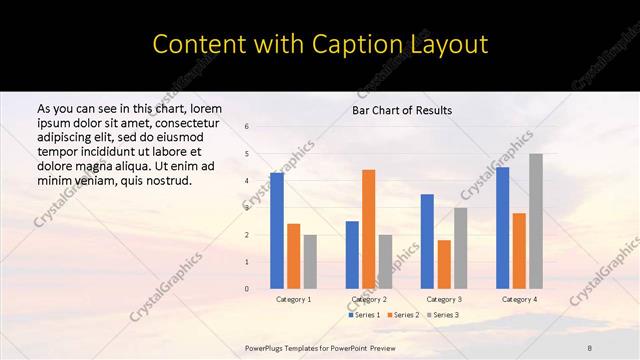 Content with Caption presentation slide layout