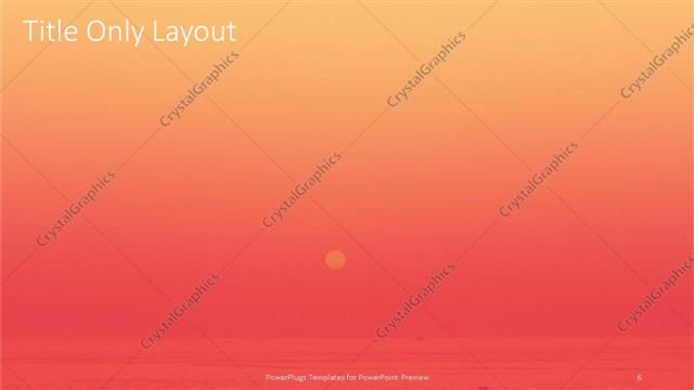 Title Only presentation slide layout