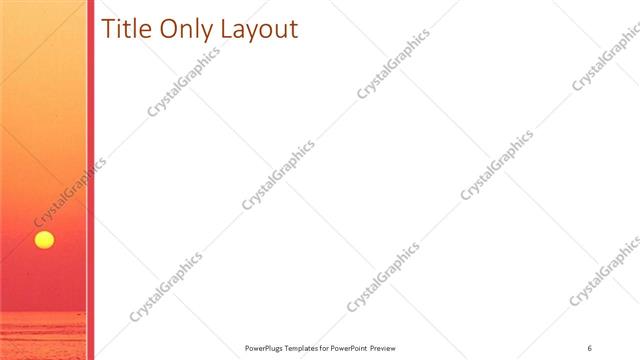 Title Only presentation slide layout