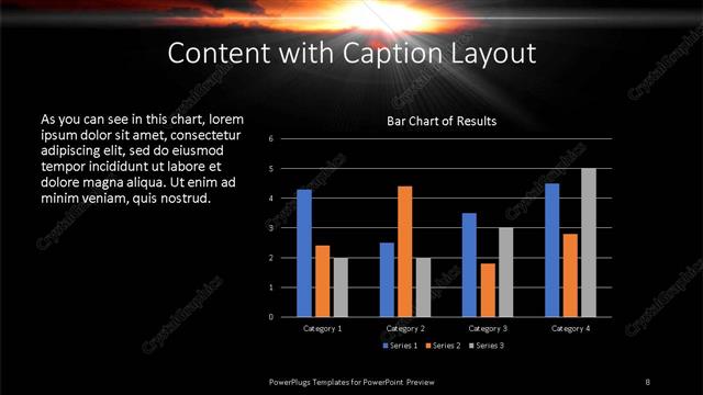 Content with Caption presentation slide layout