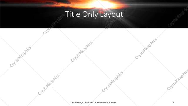 Title Only presentation slide layout