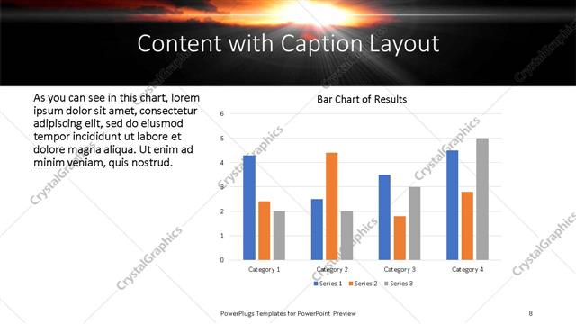 Content with Caption presentation slide layout