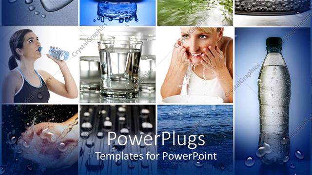  Presentation with water - A beautiful theme made of various pictures related to water