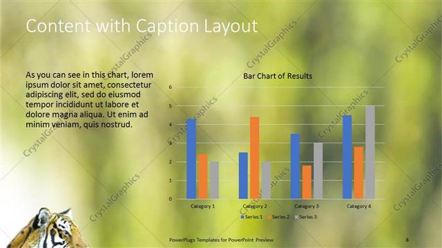 Content with Caption presentation slide layout