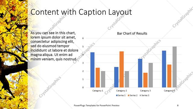 Content with Caption presentation slide layout
