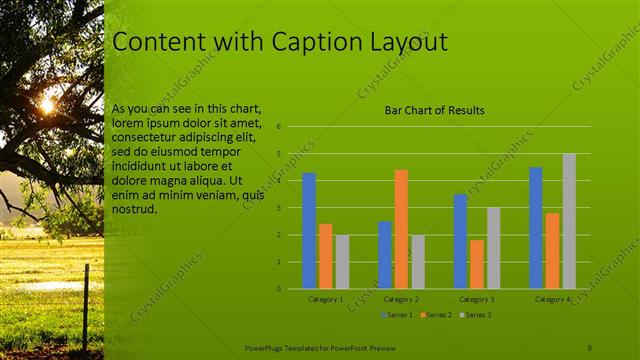 Content with Caption presentation slide layout