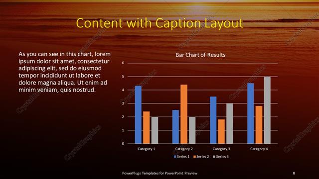 Content with Caption presentation slide layout