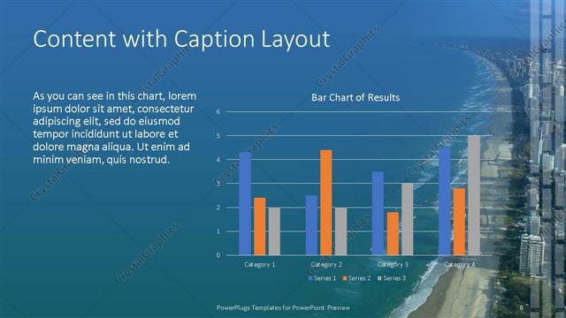 Content with Caption presentation slide layout