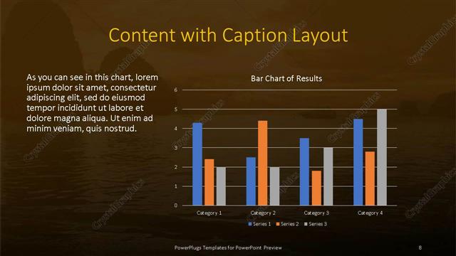 Content with Caption presentation slide layout