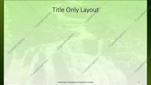 Title Only presentation slide layout