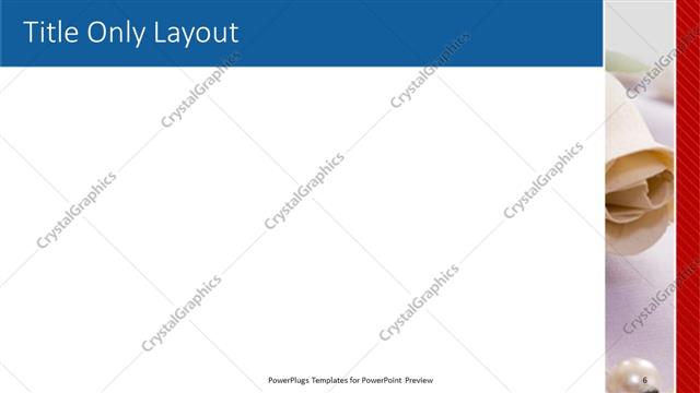 Title Only presentation slide layout