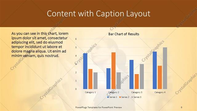 Content with Caption presentation slide layout