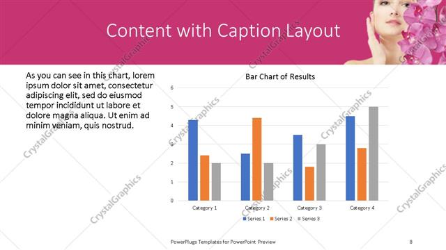 Content with Caption presentation slide layout