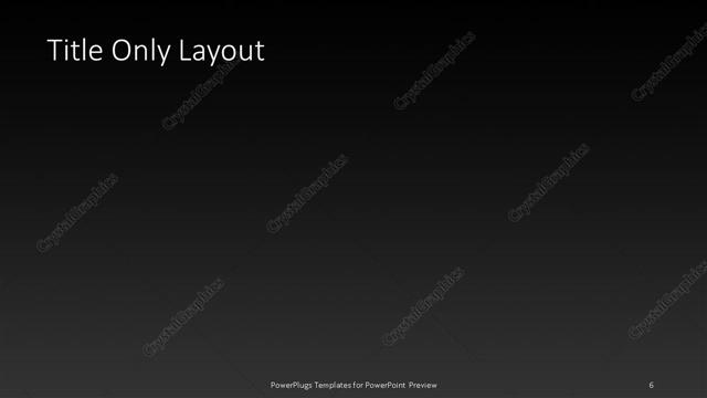 Title Only presentation slide layout