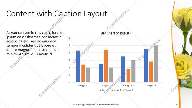 Content with Caption presentation slide layout