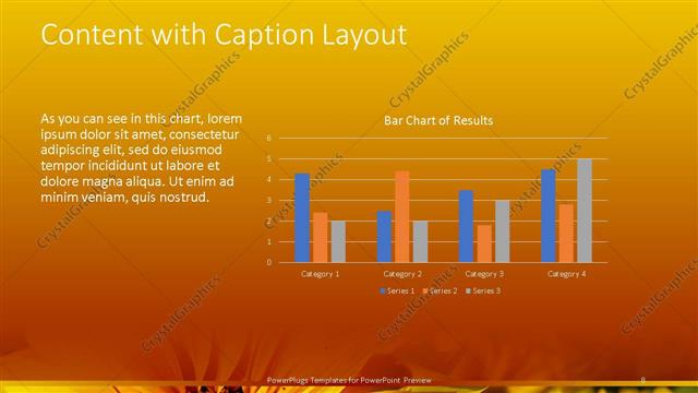 Content with Caption presentation slide layout