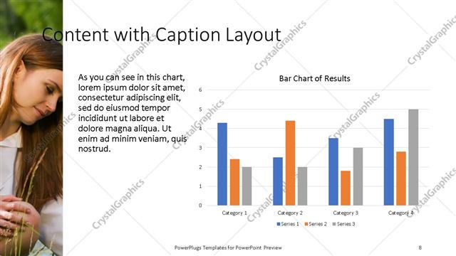 Content with Caption presentation slide layout