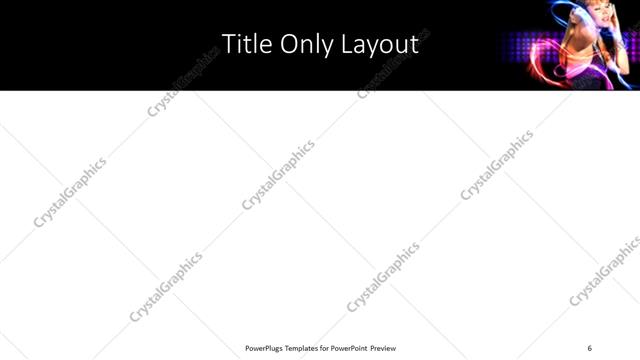Title Only presentation slide layout