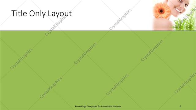 Title Only presentation slide layout