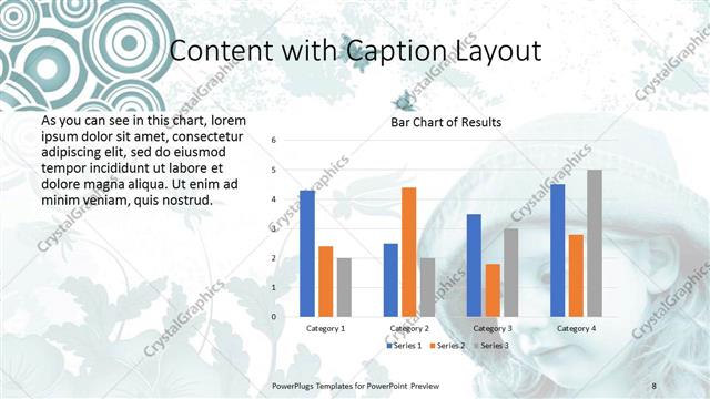Content with Caption presentation slide layout