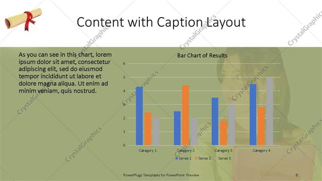 Content with Caption presentation slide layout