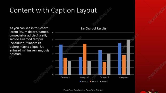 Content with Caption presentation slide layout