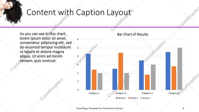 Content with Caption presentation slide layout