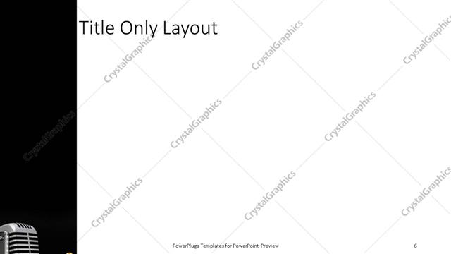 Title Only presentation slide layout