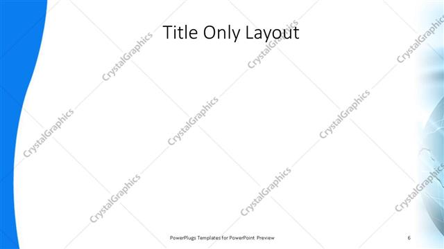 Title Only presentation slide layout