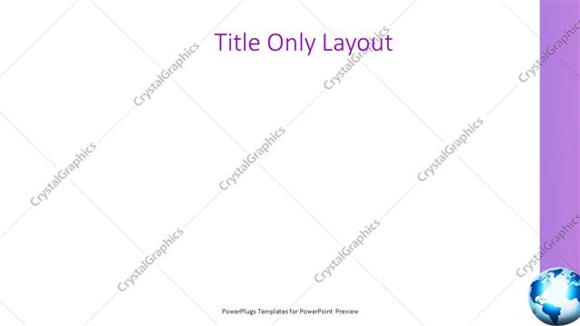 Title Only presentation slide layout