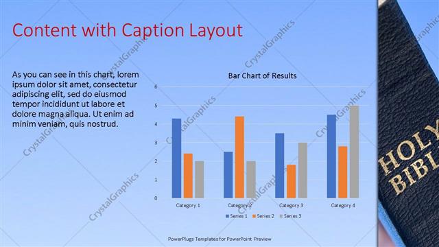 Content with Caption presentation slide layout