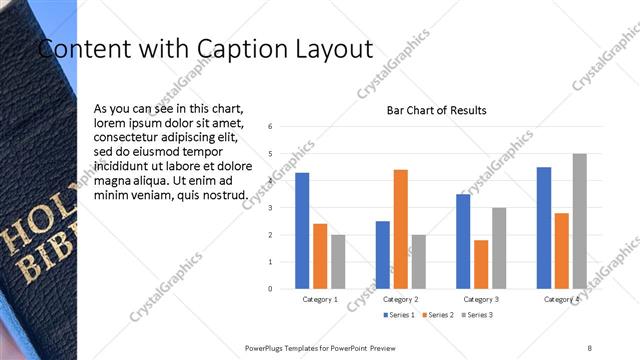 Content with Caption presentation slide layout