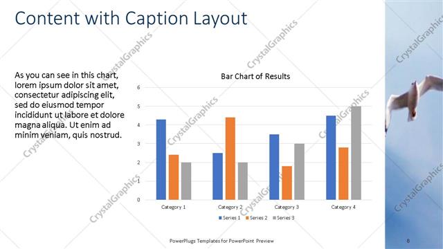 Content with Caption presentation slide layout