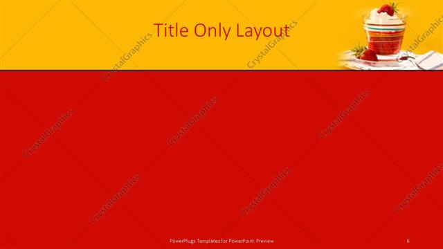 Title Only presentation slide layout