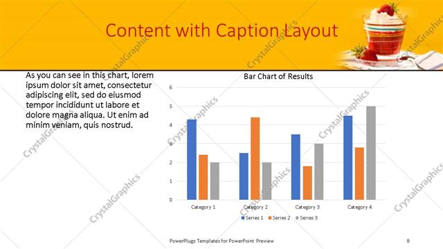 Content with Caption presentation slide layout
