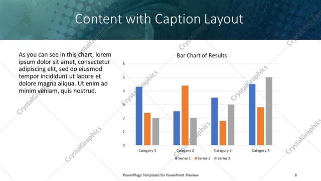 Content with Caption presentation slide layout