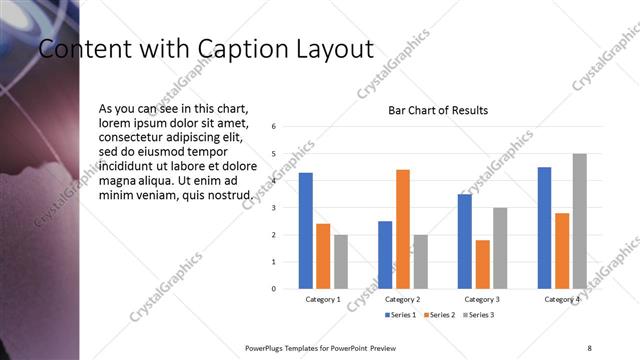 Content with Caption presentation slide layout