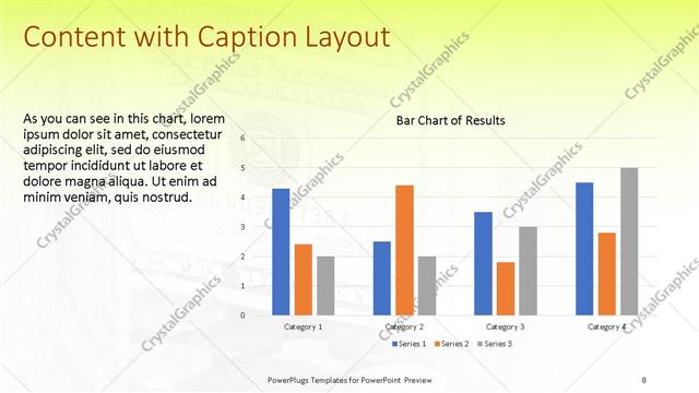 Content with Caption presentation slide layout