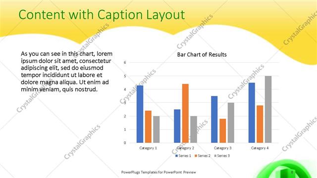 Content with Caption presentation slide layout