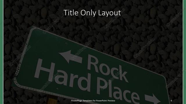 Title Only presentation slide layout