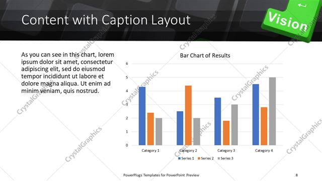 Content with Caption presentation slide layout