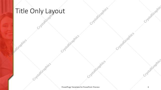 Title Only presentation slide layout