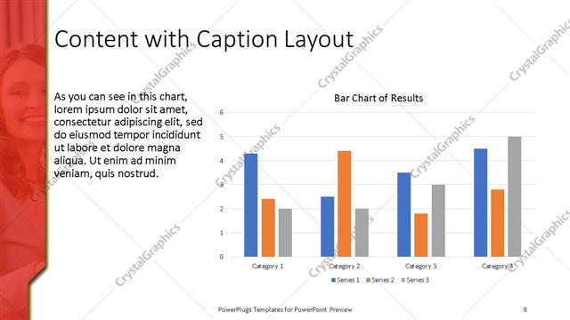 Content with Caption presentation slide layout
