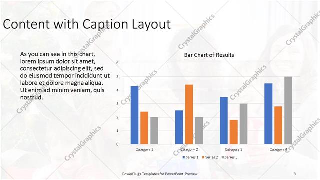Content with Caption presentation slide layout