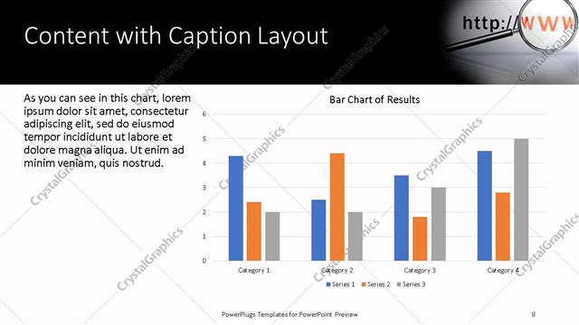 Content with Caption presentation slide layout