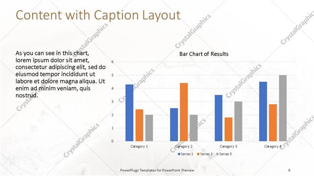 Content with Caption presentation slide layout
