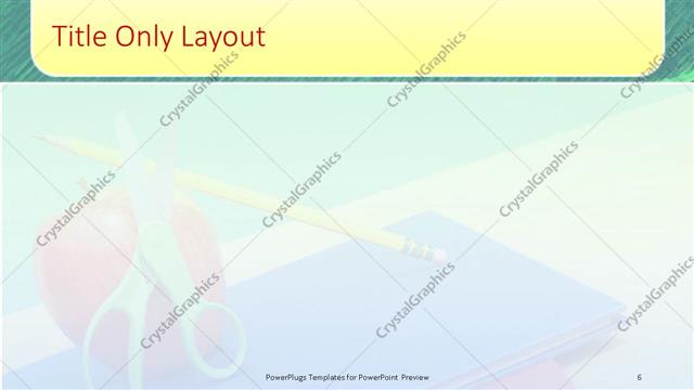 Title Only presentation slide layout