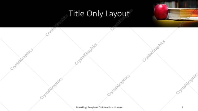 Title Only presentation slide layout